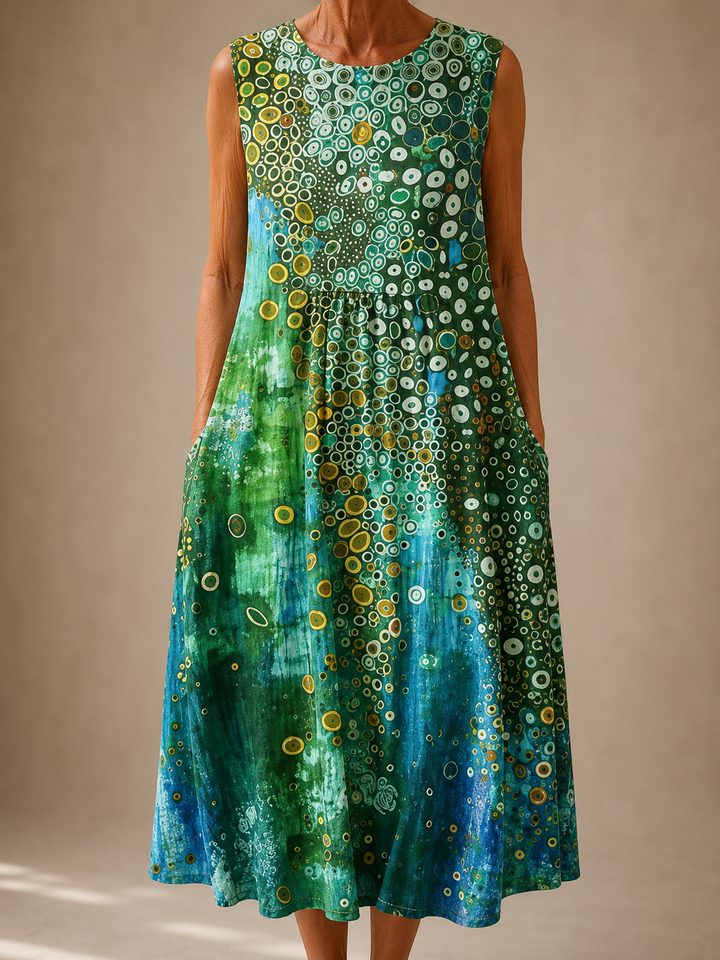 Hazel™ | Sleeveless Linen Dress