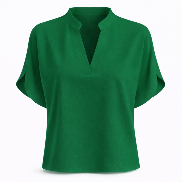 Madeline | Elegant V-Neck Blouse