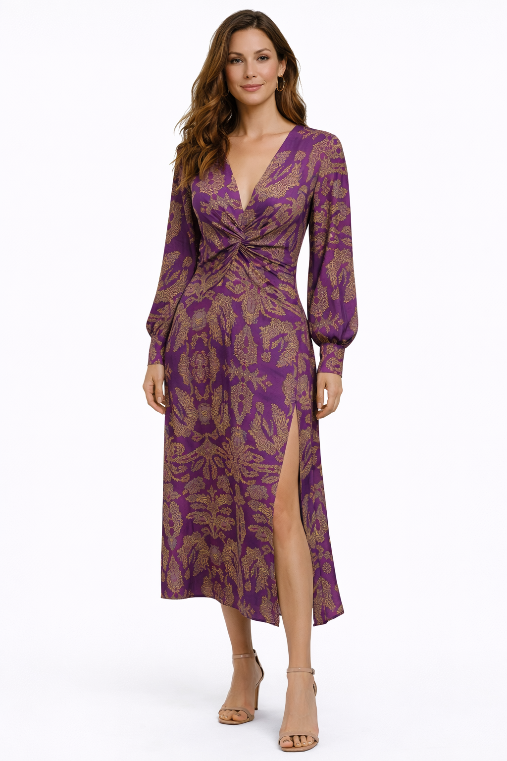 Aurora | Botanical Midi Dress