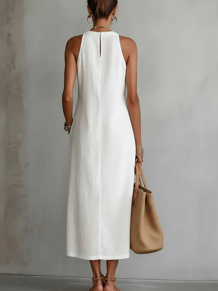 Sofia | Lace Linnen Dress