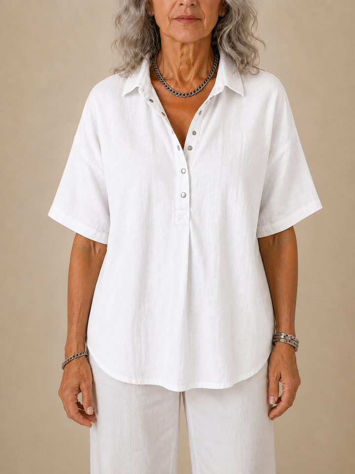 QUINLEY | CASUAL BUTTON-UP COLLAR SHIRT