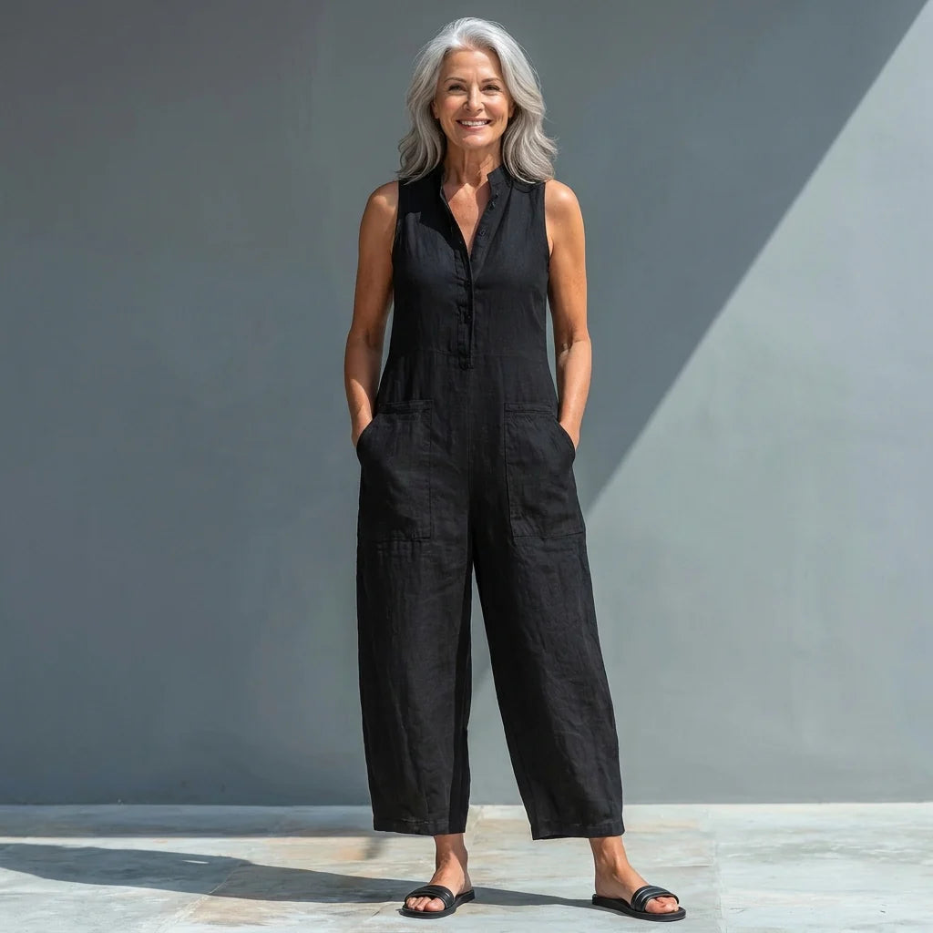 MIRELLE™ | Relaxed Linen Jumpsuit