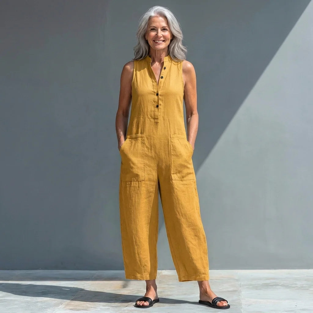 MIRELLE™ | Relaxed Linen Jumpsuit