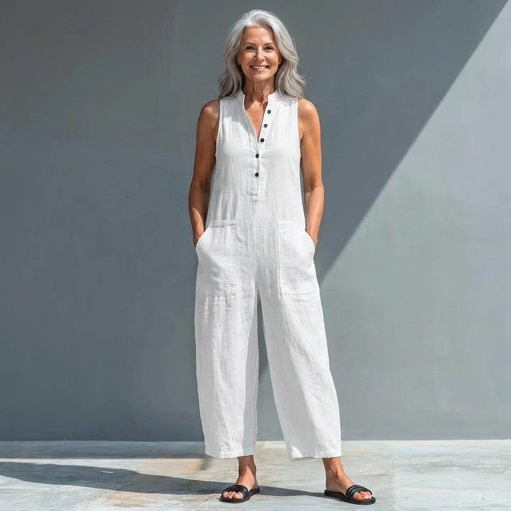 MIRELLE™ | Relaxed Linen Jumpsuit