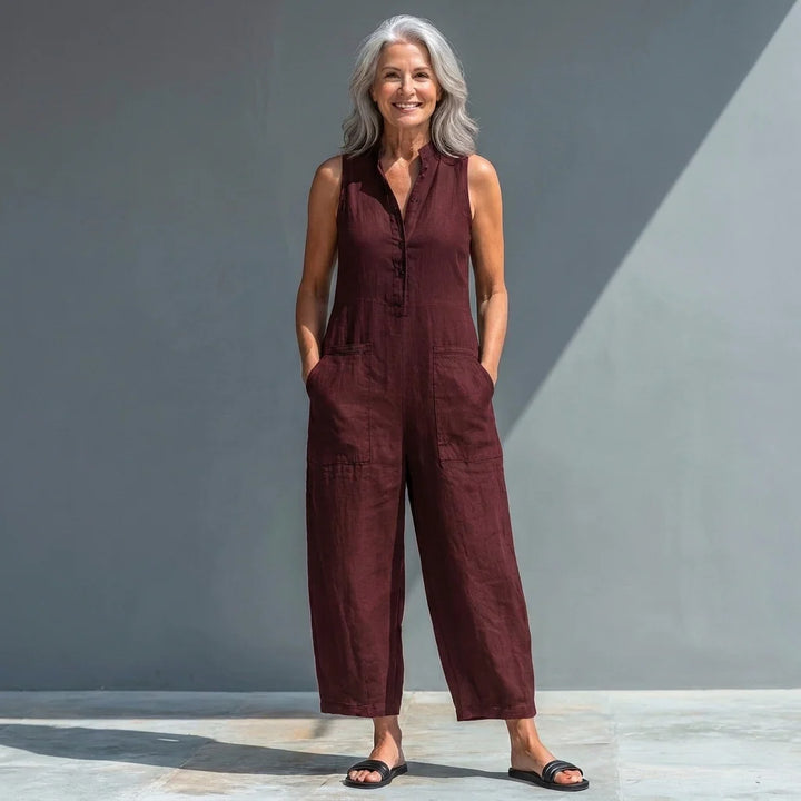 MIRELLE™ | Relaxed Linen Jumpsuit