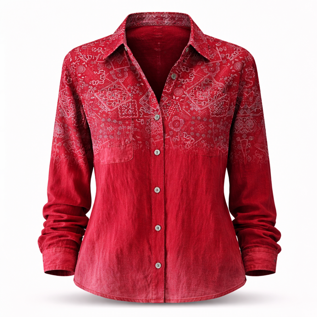 Aria | Botanical Print Blouse