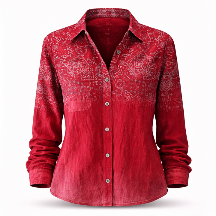 Aria | Botanical Print Blouse