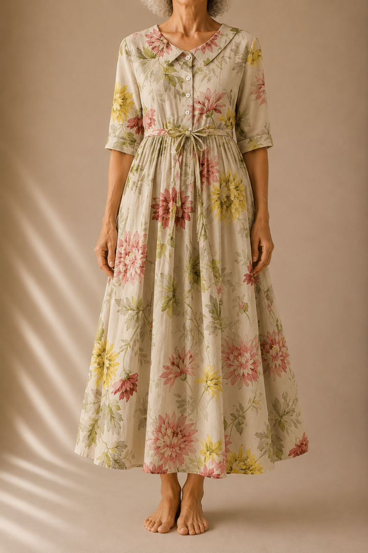 Celia | Vintage Linen Dress