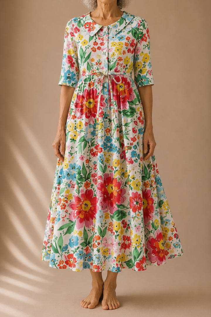 Claire | Vintage Linen Dress