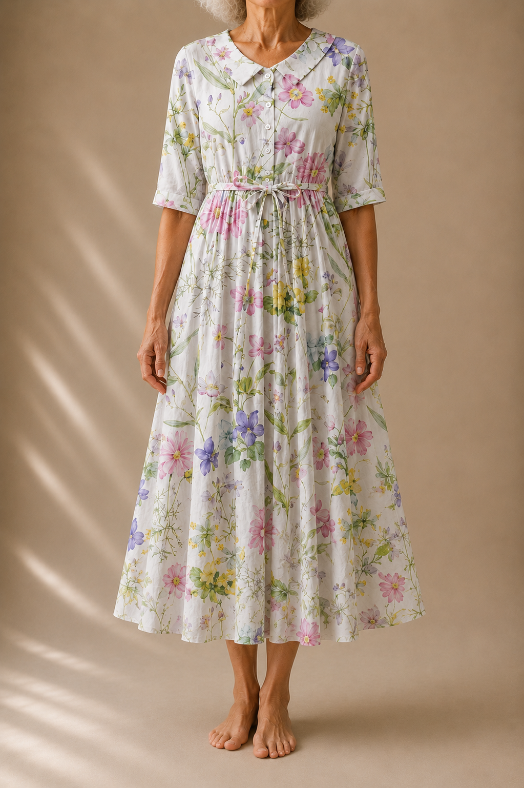 Adeline | Vintage Linen Dress