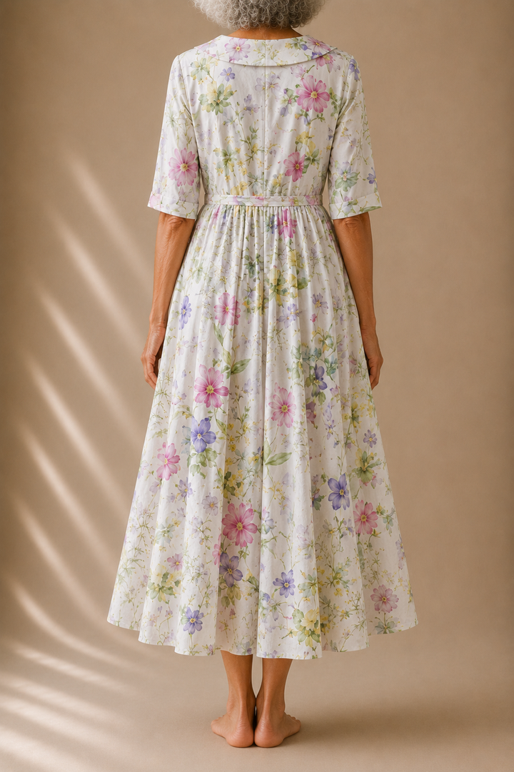 Adeline | Vintage Linen Dress