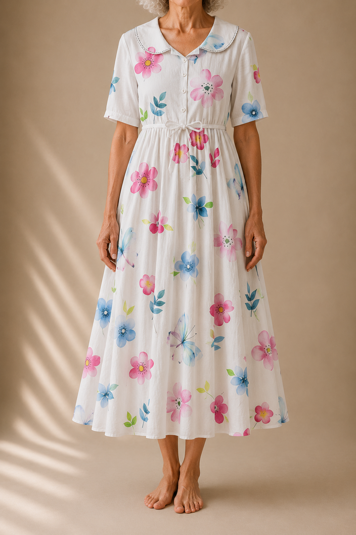 Noelle | Vintage Linen Dress