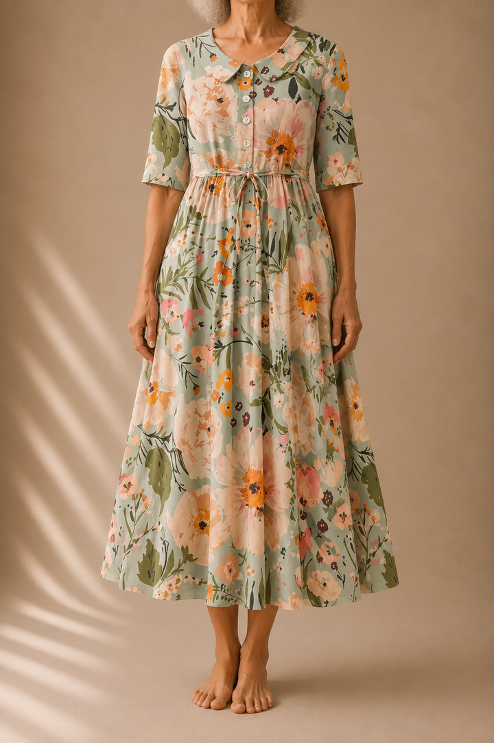 Catherine | Vintage Linen Dress