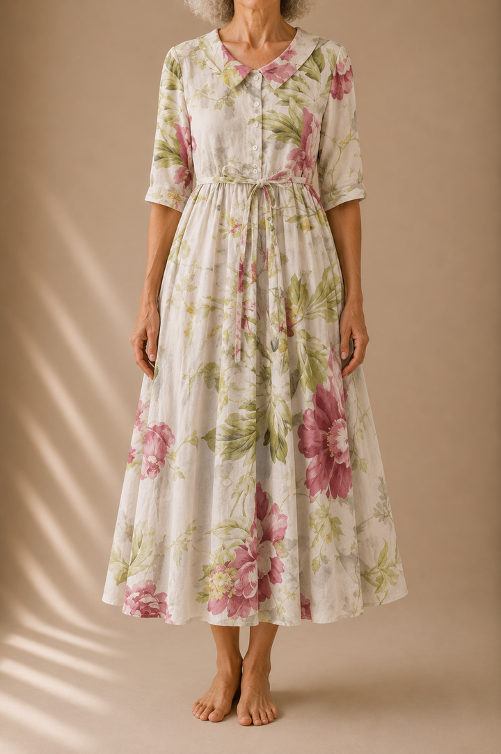 Jennifer | Vintage Linen Dress