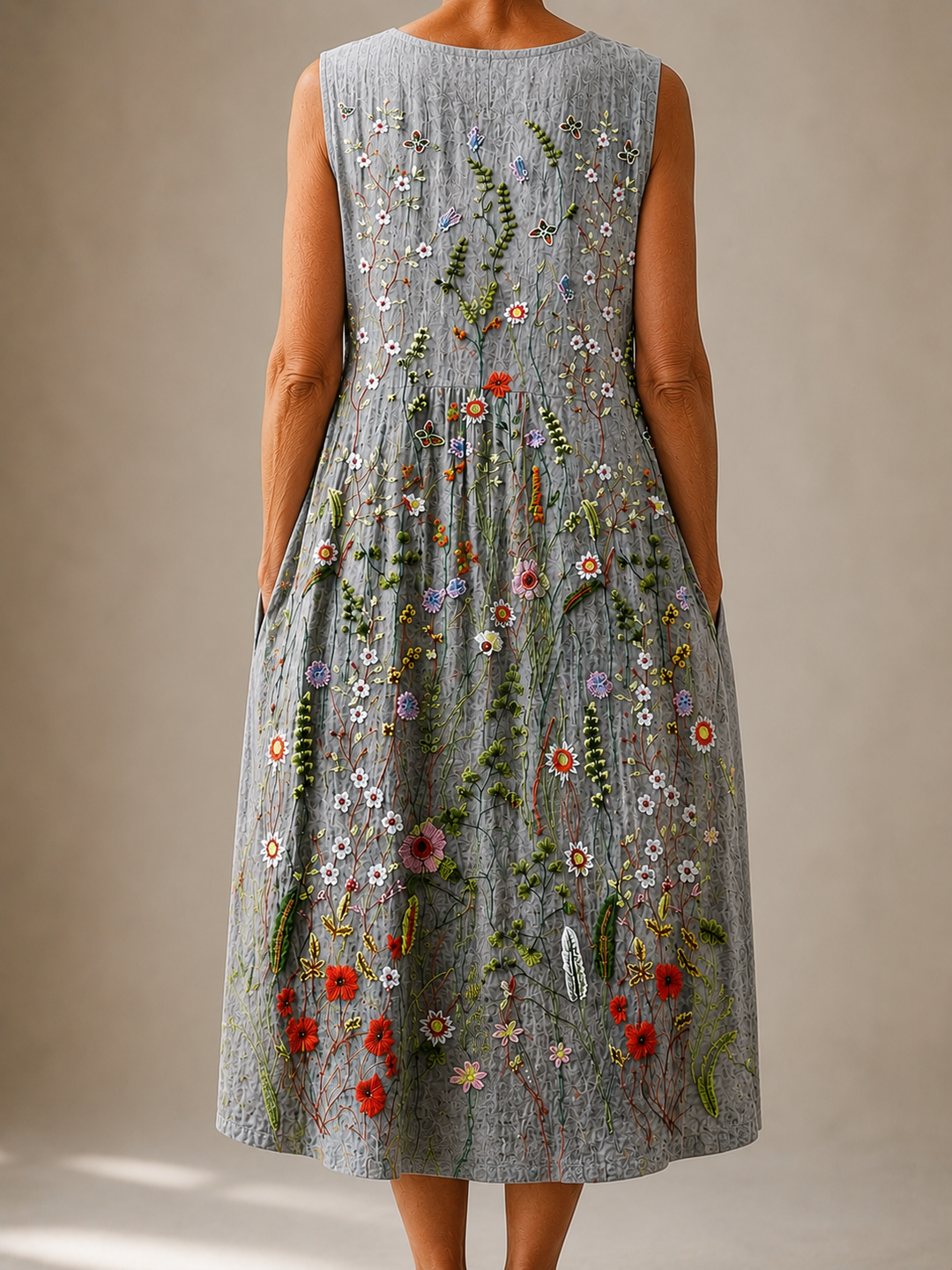 Mabel™ | Sleeveless Linen Dress