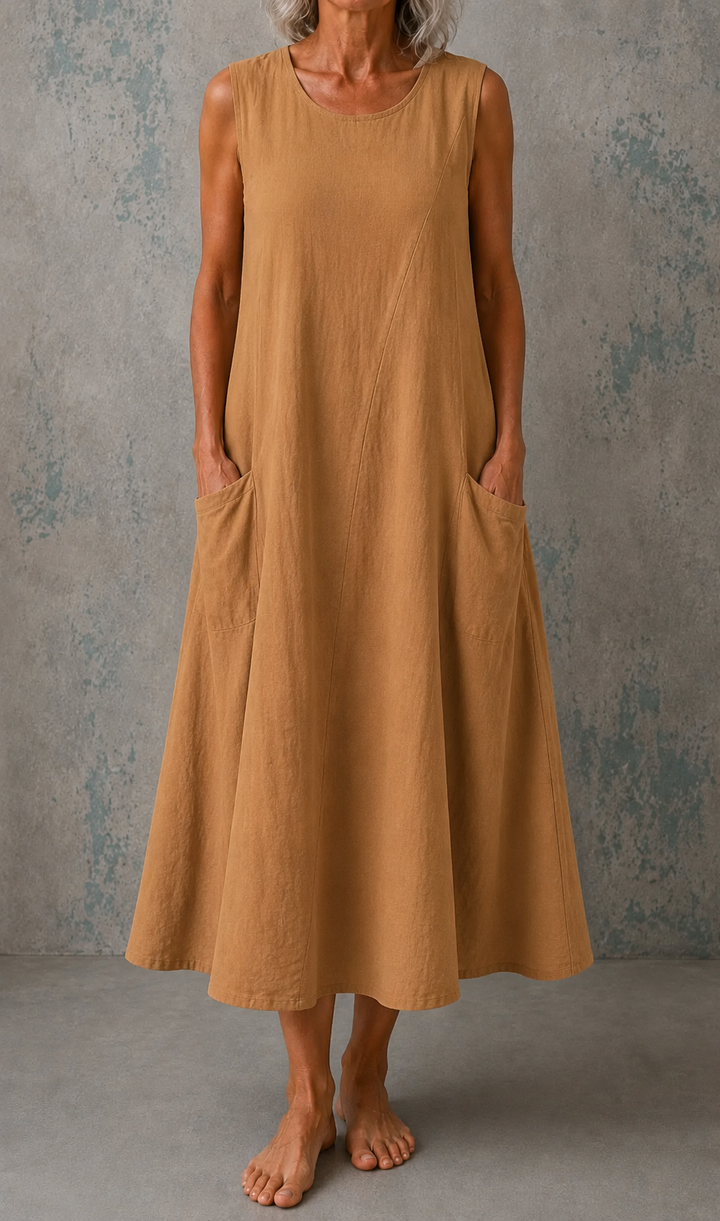 Susan | Linen Pocket Dress