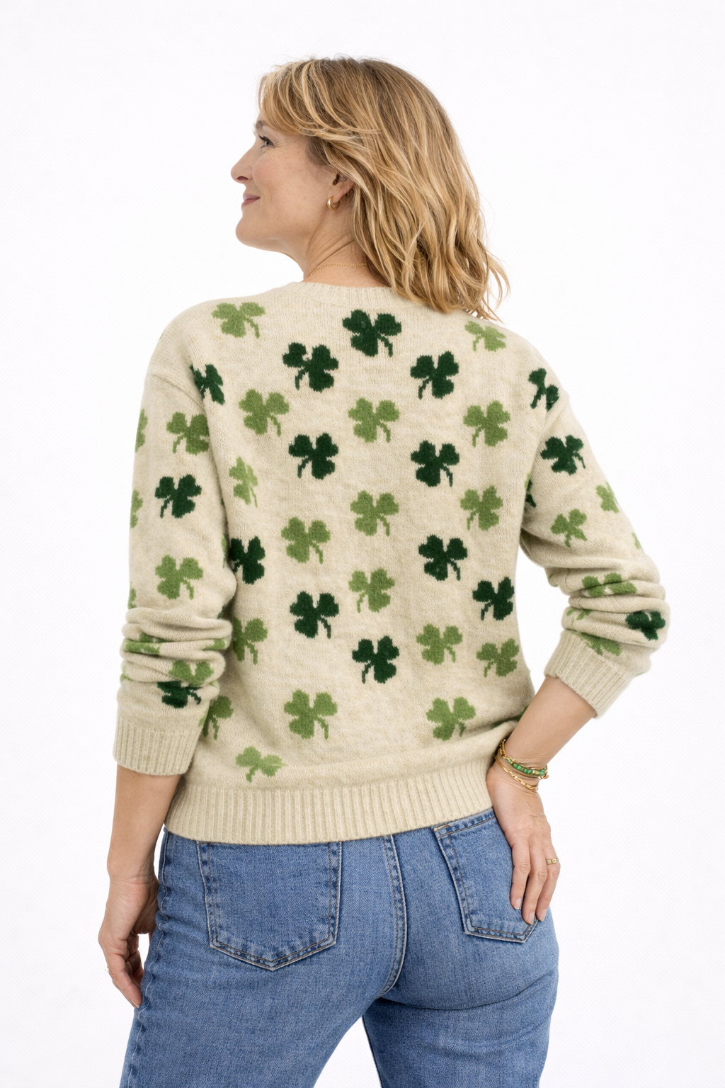 Lida | Classic Clover Knit Sweater