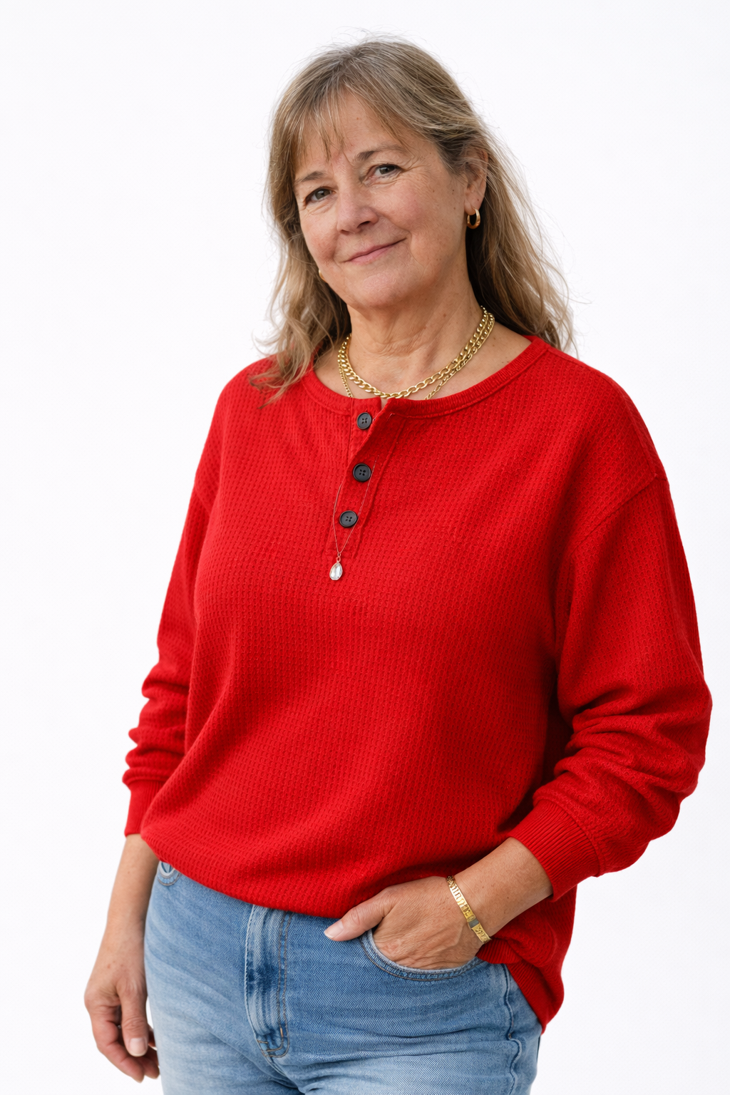Jasmine | Waffle Knit Lounge Sweater
