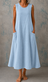 Susan | Linen Pocket Dress