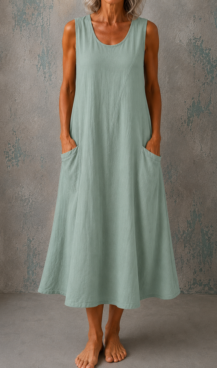 Susan | Linen Pocket Dress
