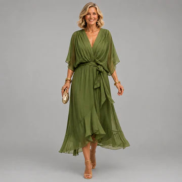 MONICA | V-NECK DRESS