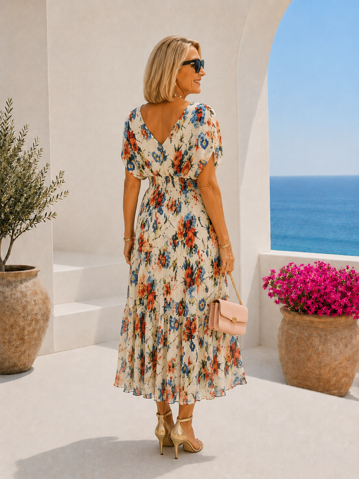 VIVIENNE™ | Flowing Floral Maxi Dress