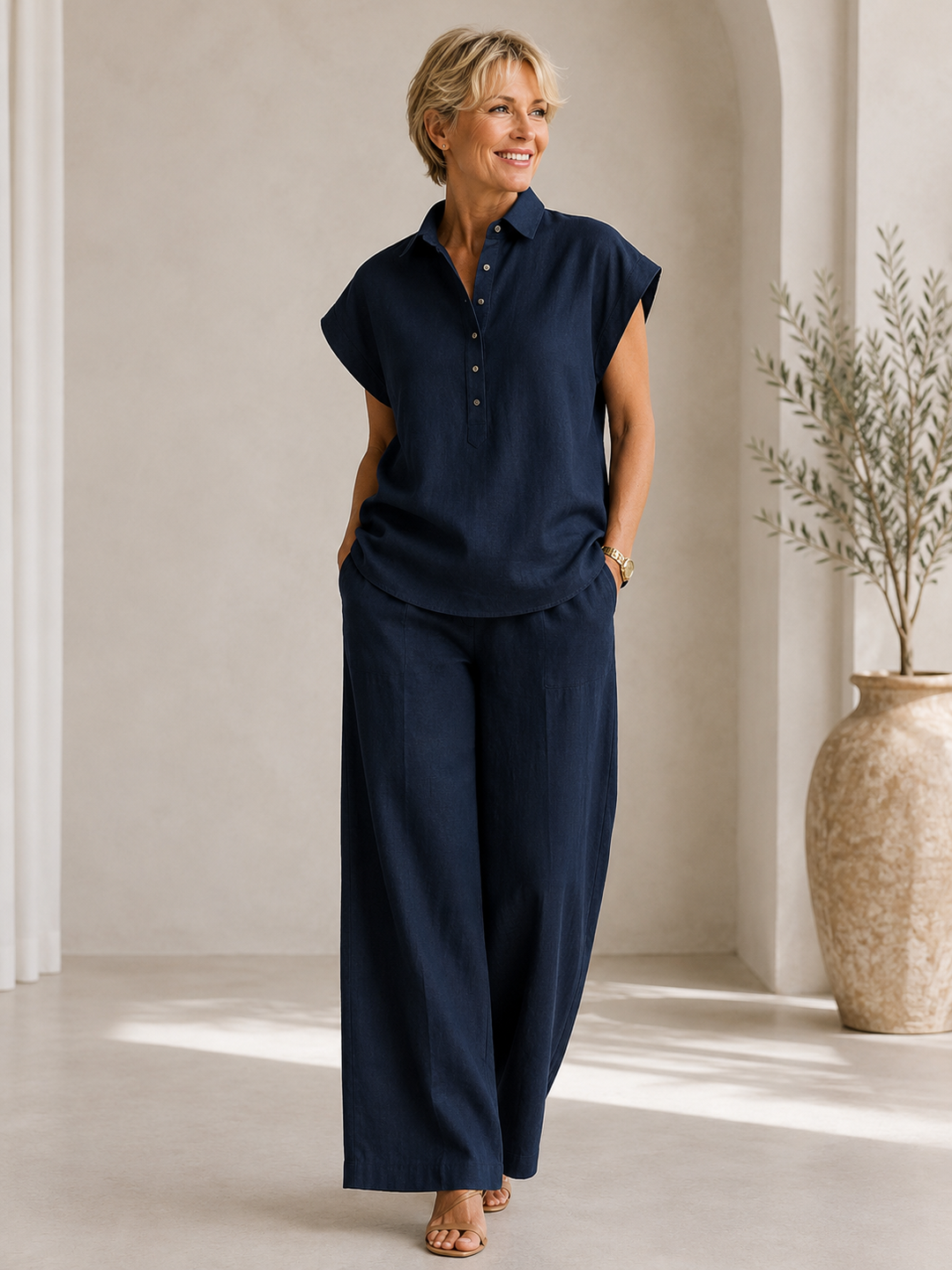 ELENA™ | Relaxed Linen Comfort Set