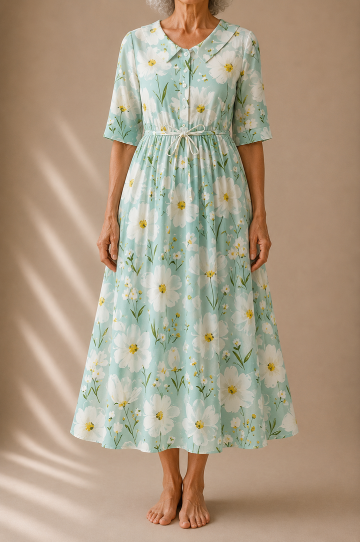 Julia | Vintage Linen Dress