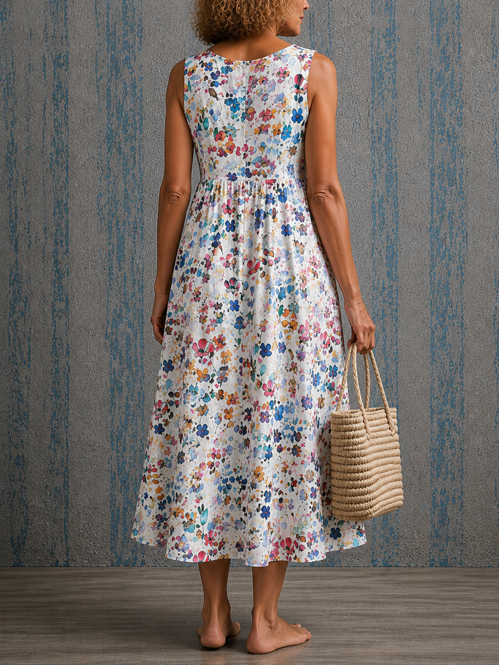 Wildbloom | Sleeveless Linen Dress