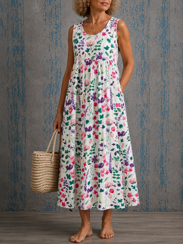 Wildbloom | Sleeveless Linen Dress