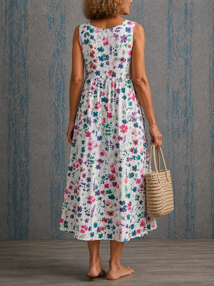 Wildbloom | Sleeveless Linen Dress