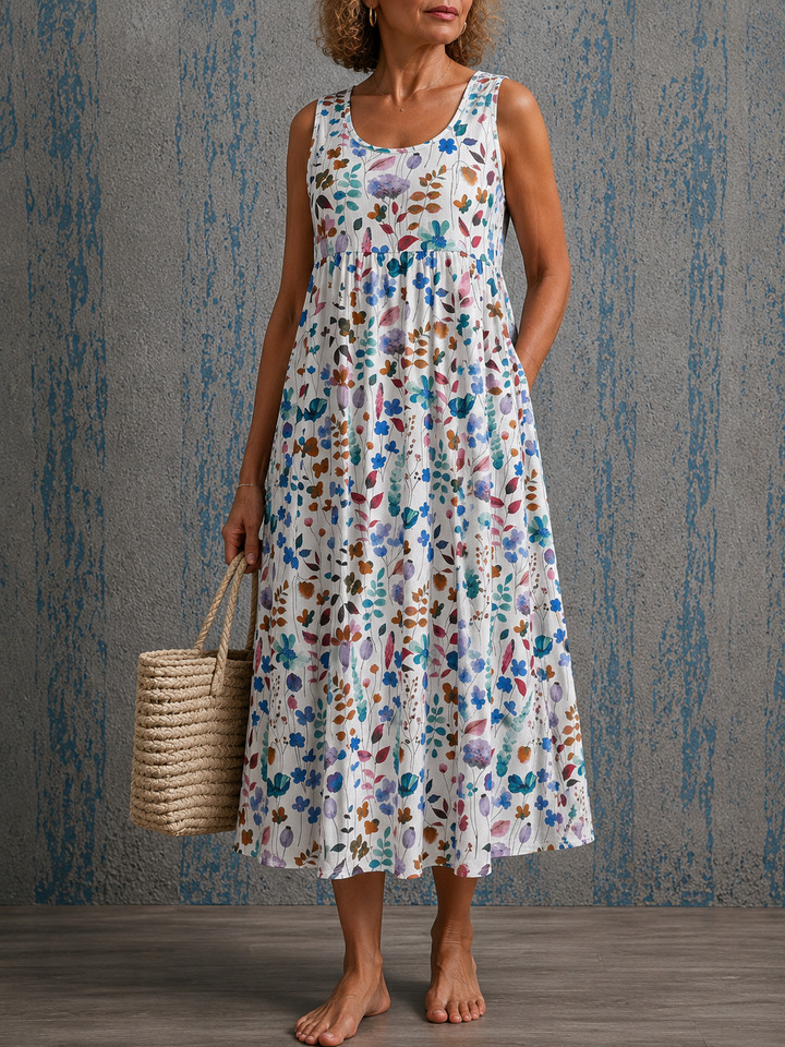 Wildbloom | Sleeveless Linen Dress