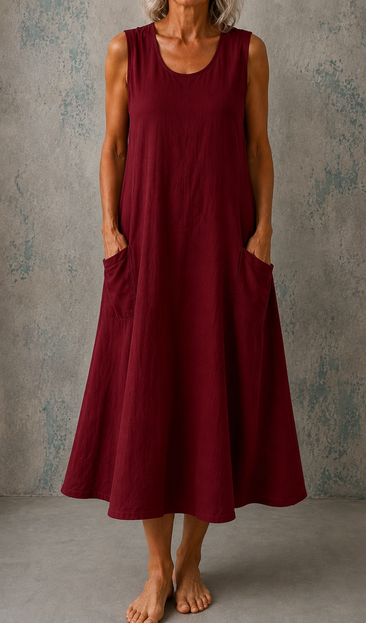 Susan | Linen Pocket Dress