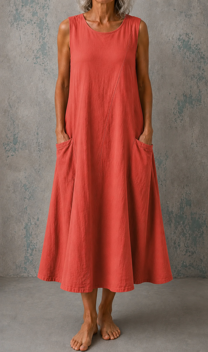 Susan | Linen Pocket Dress