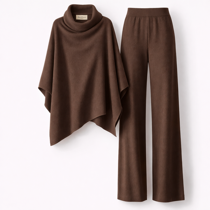 Sara™ | Elegant Drape Two-Piece Set