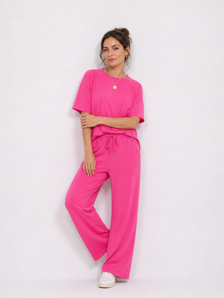 Brisa - Oversized Wide Leg Two Piece Set