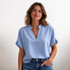 Madeline | Elegant V-Neck Blouse