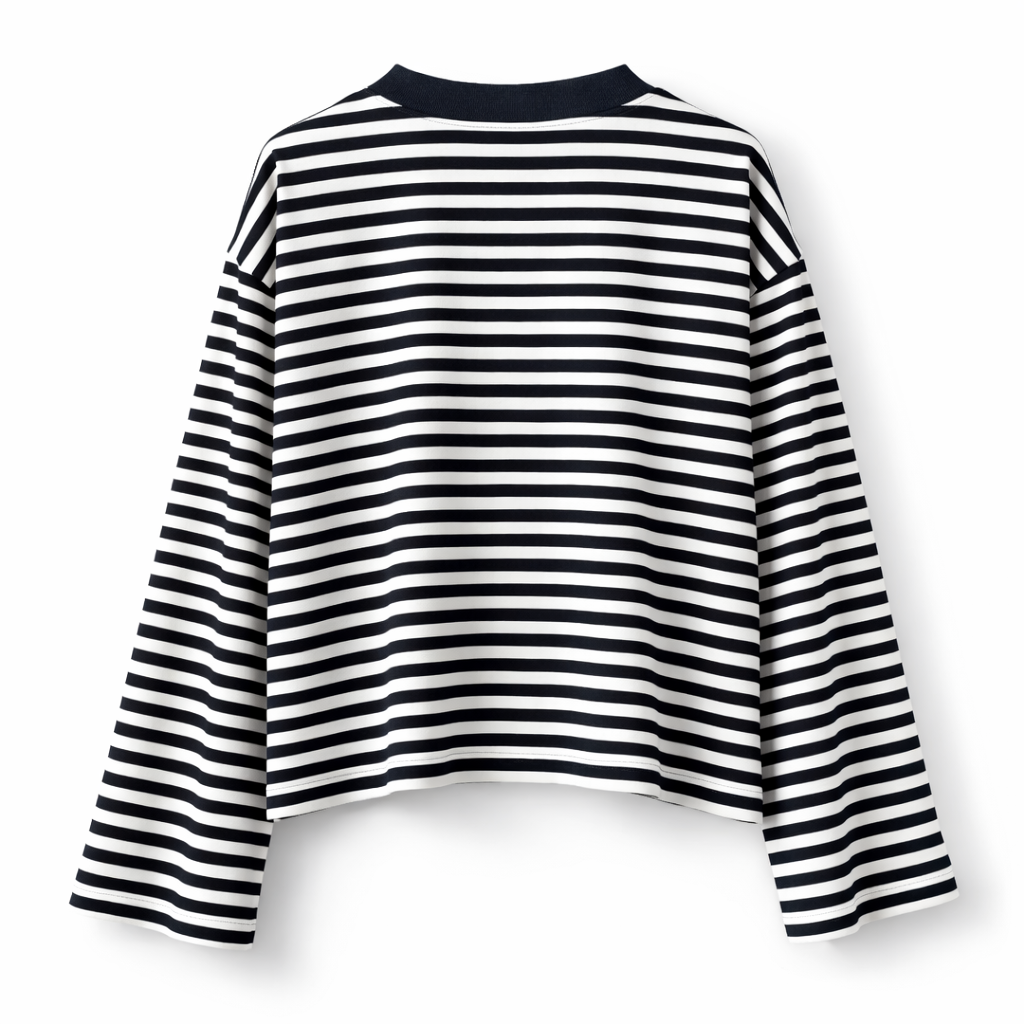 Claire | Striped Long Sleeve Top