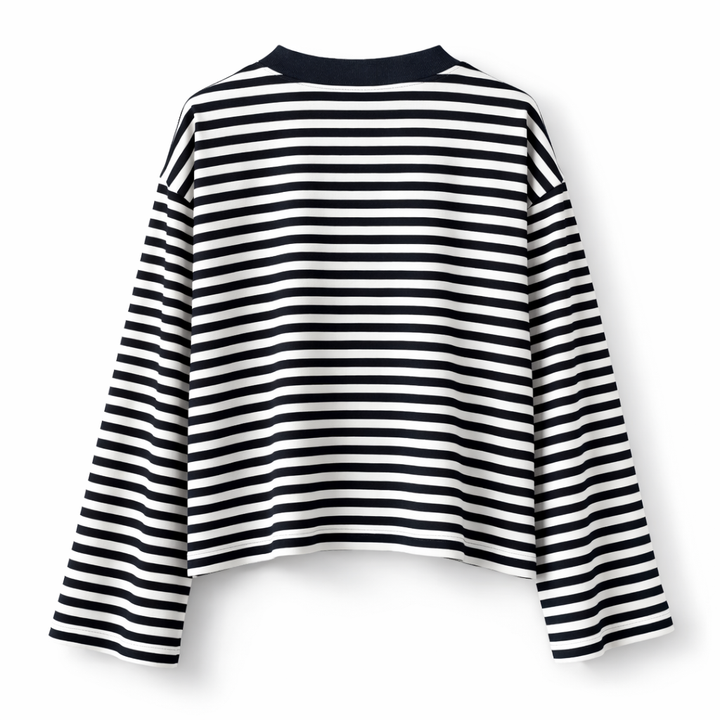 Claire | Striped Long Sleeve Top