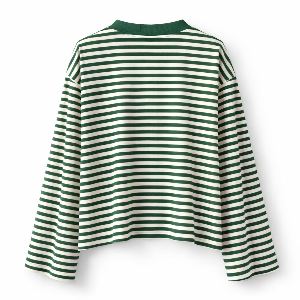 Claire | Striped Long Sleeve Top