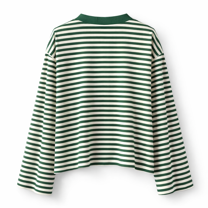 Claire | Striped Long Sleeve Top