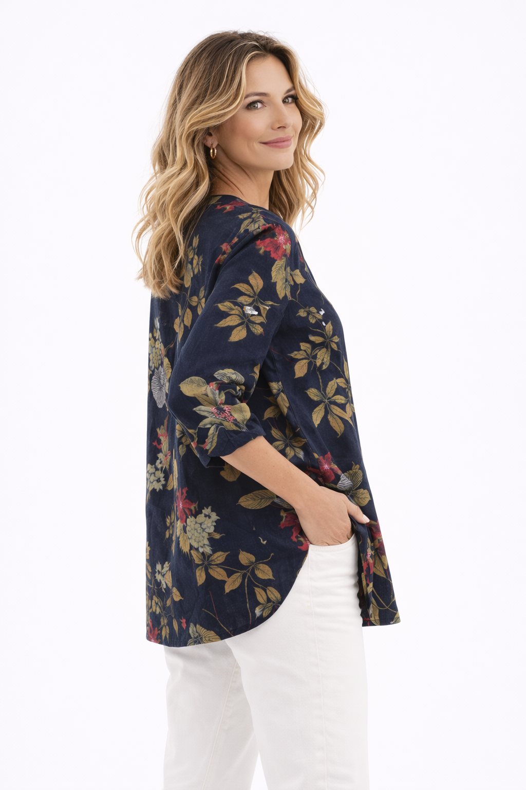 Eva | Floral Cotton Tunic