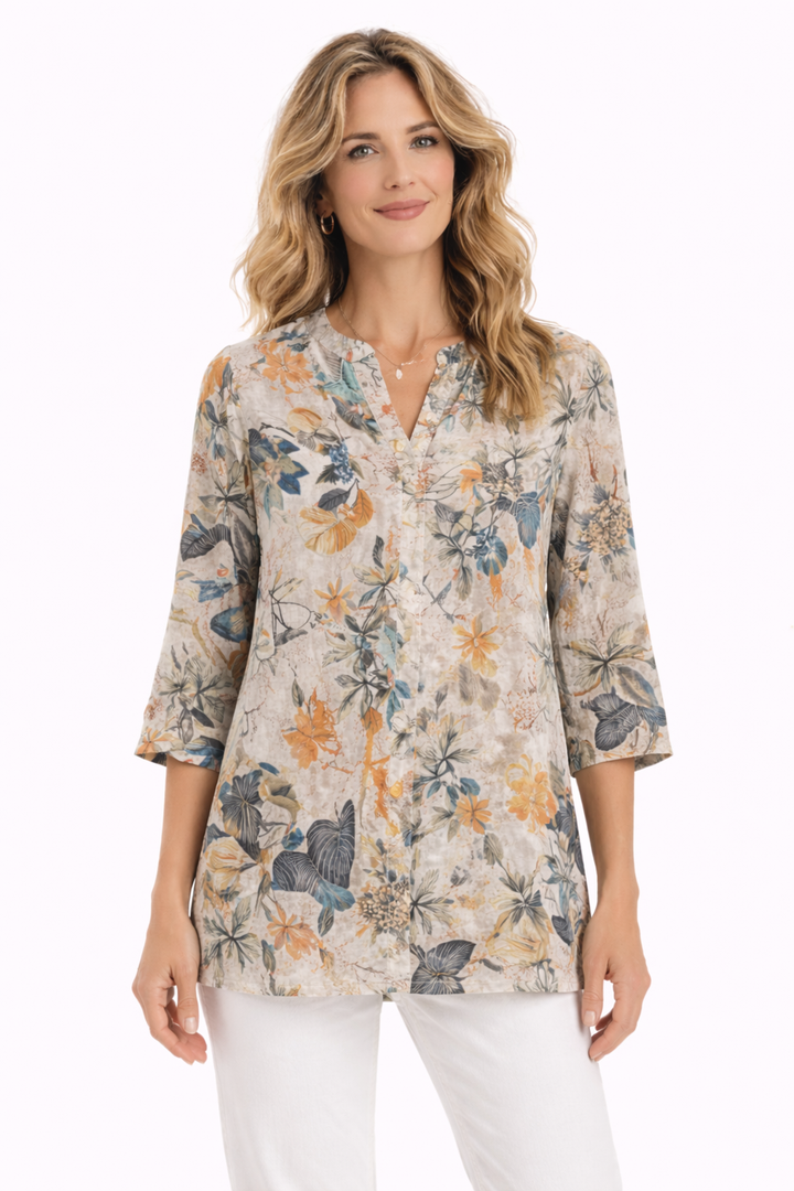 Eva | Floral Cotton Tunic