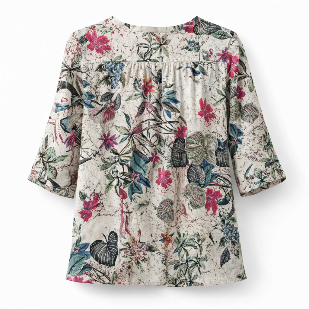 Eva | Floral Cotton Tunic