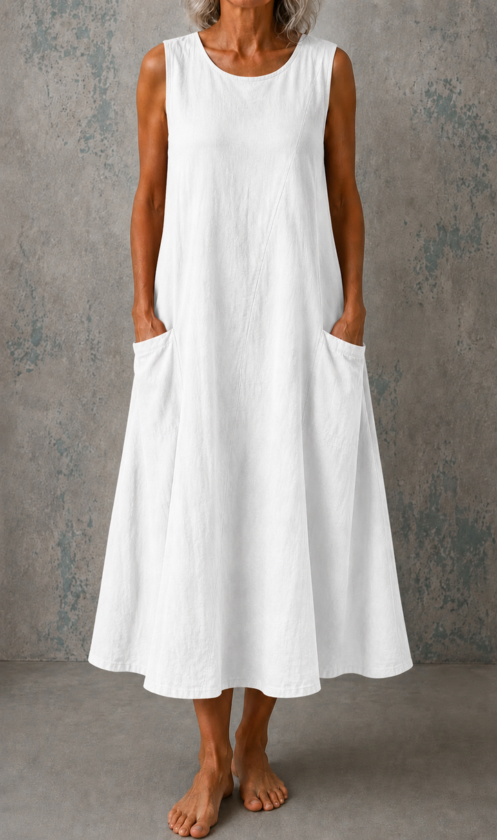 Susan | Linen Pocket Dress