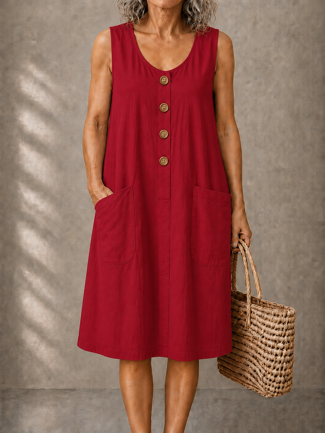 Susan™ | Cotton Linen Dress