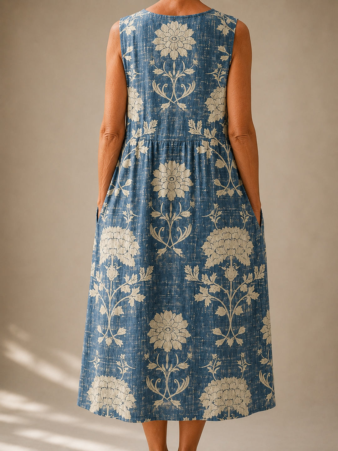Rosemary™ | Sleeveless Linen Dress