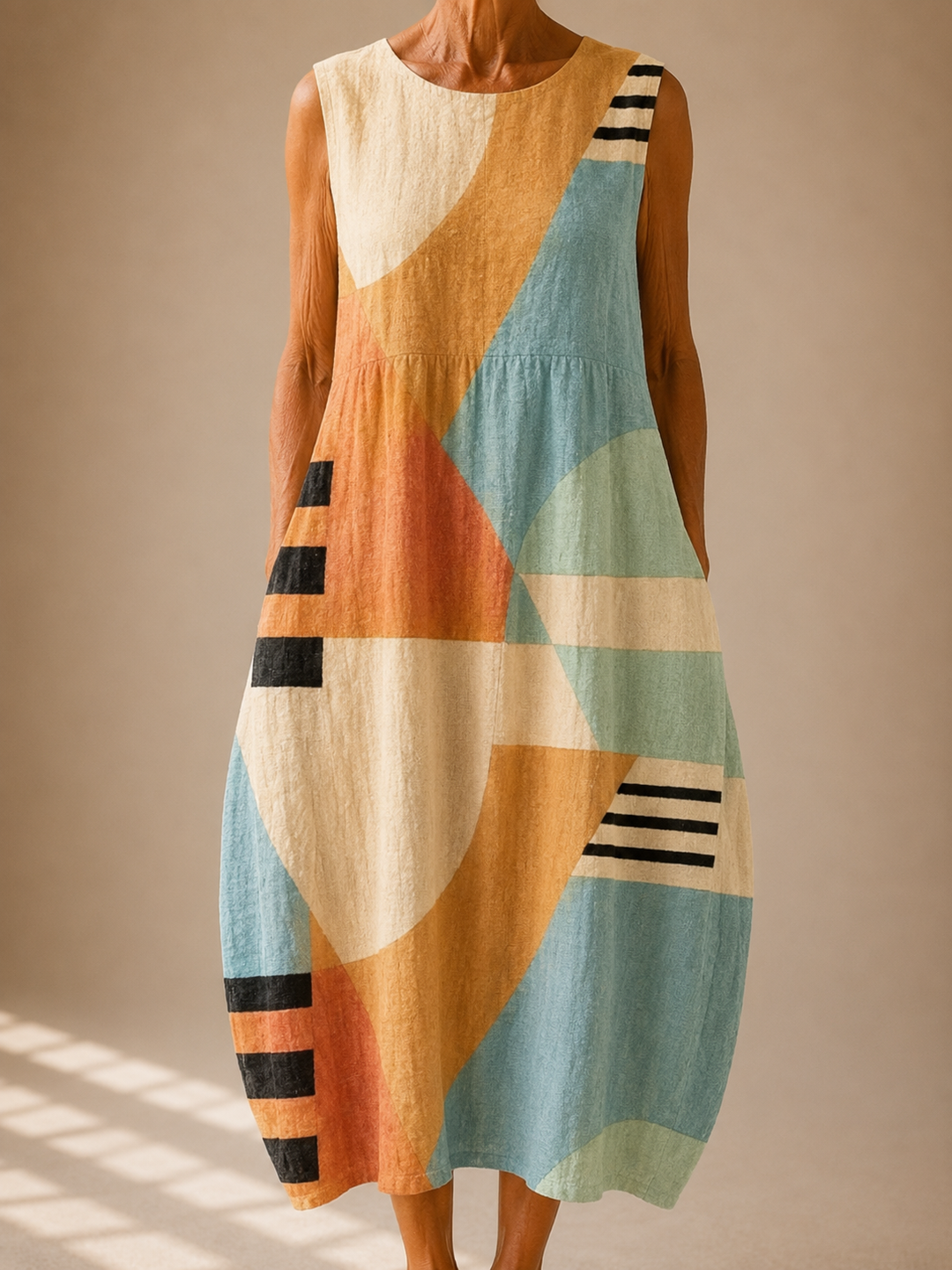 Louisa™ | Sleeveless Linen Dress